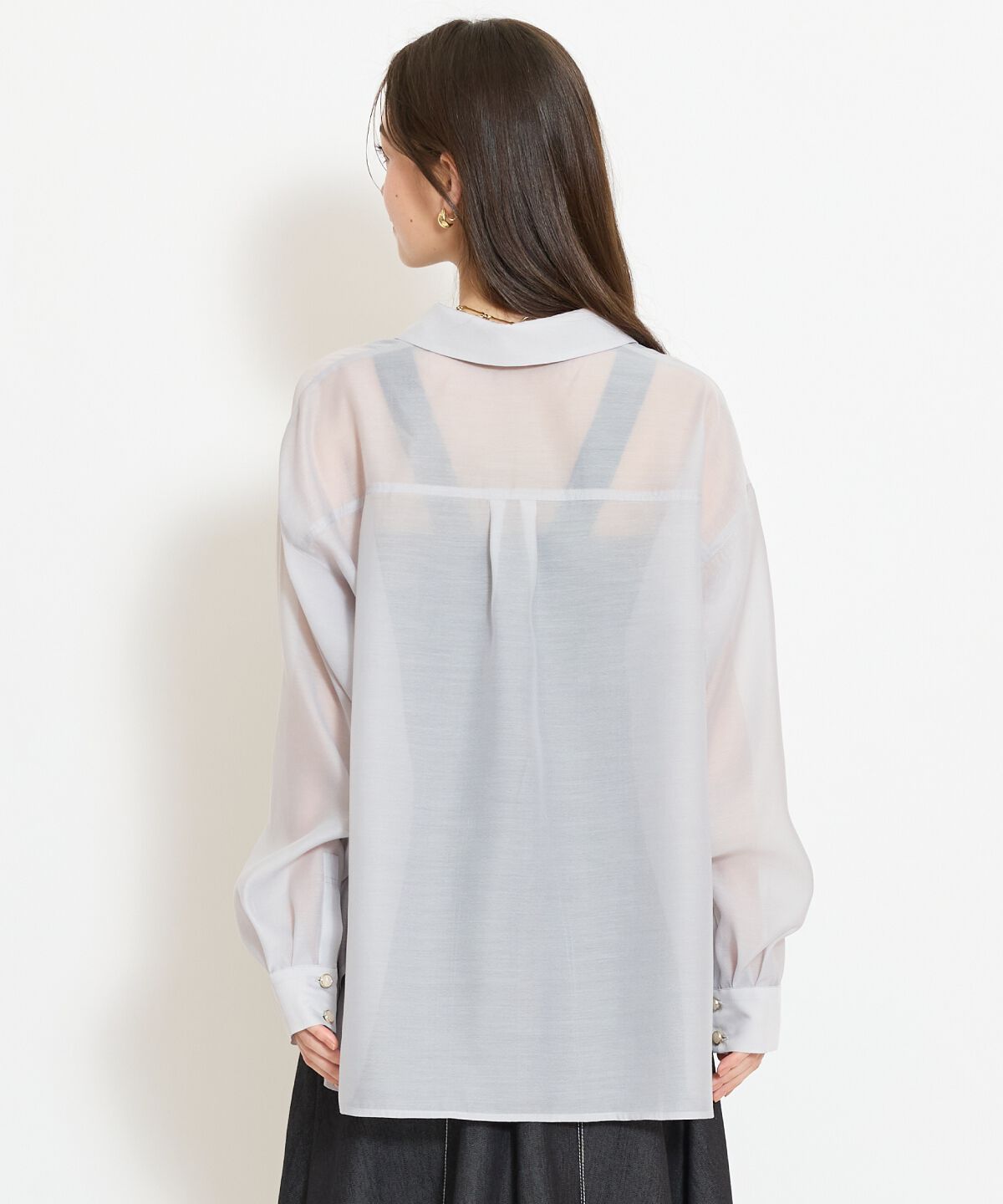 WILLSELECTION「エアリーシアーシャツ」|シャツ・ブラウス|