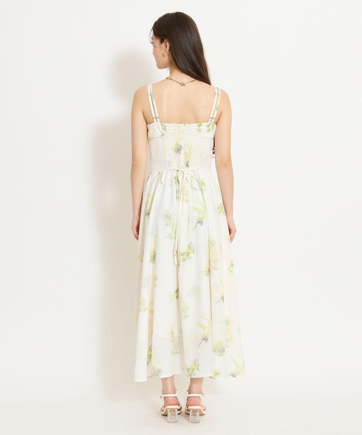 WILLSELECTION「ミモザプリントキャミワンピース」|ワンピース|