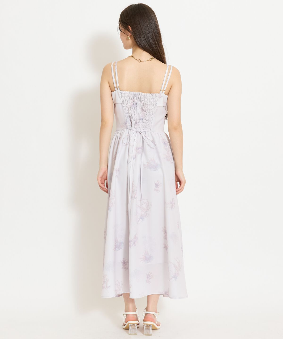 WILLSELECTION「ミモザプリントキャミワンピース」|ワンピース|