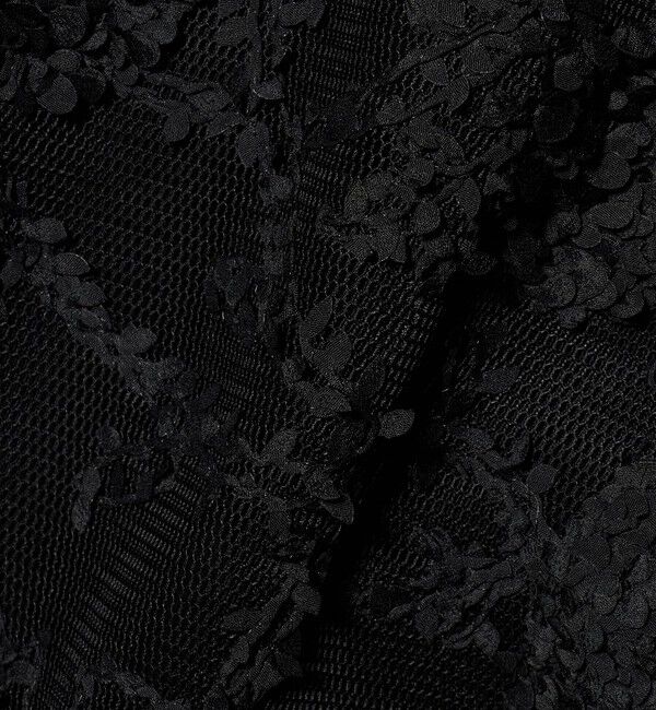 UNITED ARROWS「エンブロイダリーフラワー メッシュ ベスト」|ベスト・ジレ|