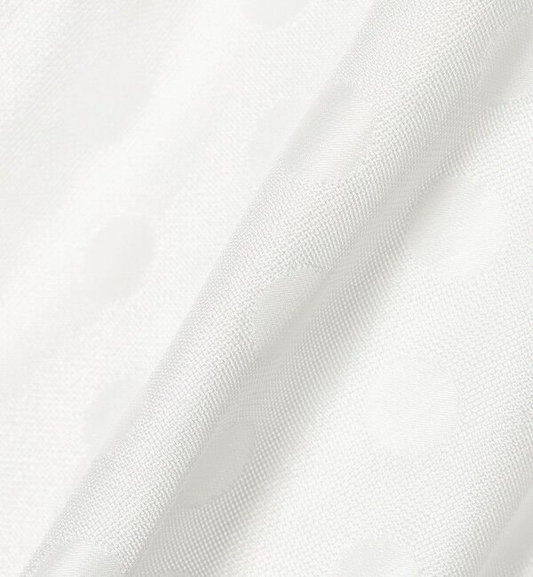 UNITED ARROWS「シアー ドット パフ ブラウス ‐ウォッシャブル‐」|シャツ・ブラウス|