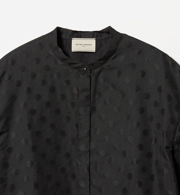 UNITED ARROWS「シアー ドット パフ ブラウス ‐ウォッシャブル‐」|シャツ・ブラウス|