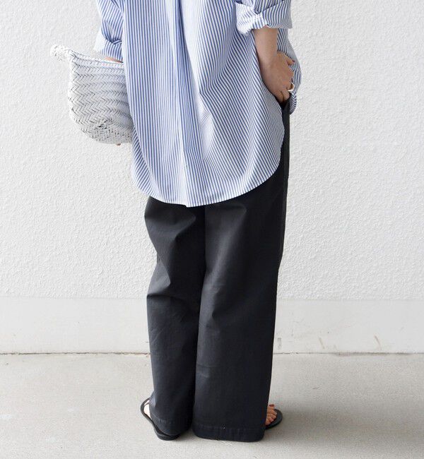 SHIPS for women「《予約》【WEB限定】〈洗濯機可能〉ドロスト ベイカー パンツ」|カーゴ|