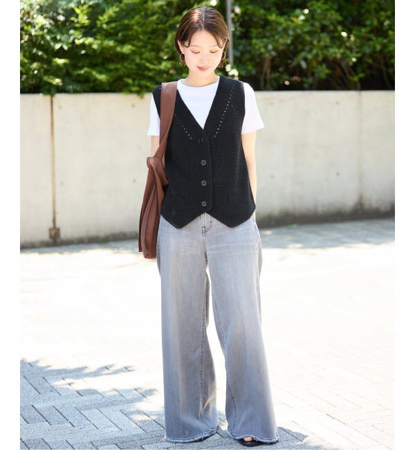 SLOBE IENA「《追加2》ニットジレ」|ニット・セーター|