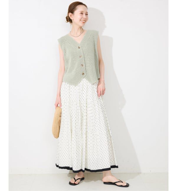 SLOBE IENA「《追加2》ニットジレ」|ニット・セーター|