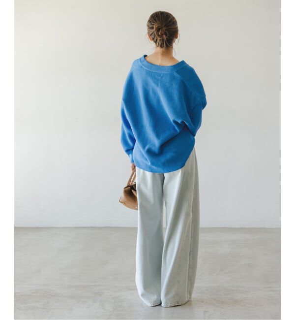 NOBLE「ファインハニカムVネックカーディガン」|カーディガン|