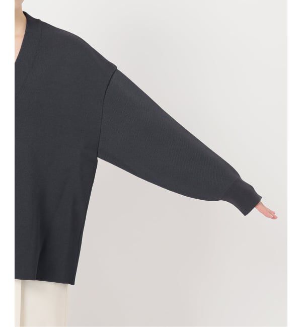 NOBLE「ファインハニカムVネックカーディガン」|カーディガン|