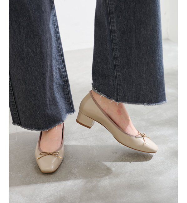  「3.5cmスクエアバレエパンプス」|パンプス|