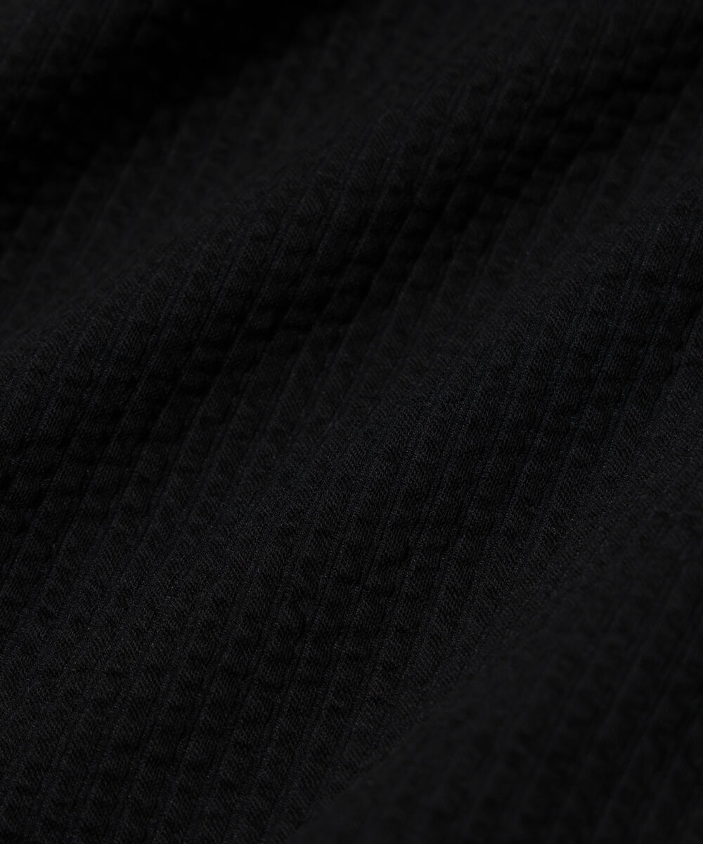 nano･universe「ジャージーサッカーヘンリーネックTシャツ 半袖」|Tシャツ・カットソー|