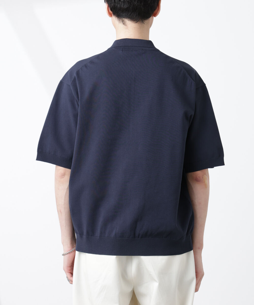 「コットン/ソロナ プレーティング 半袖ニットポロシャツ」|Tシャツ・カットソー|