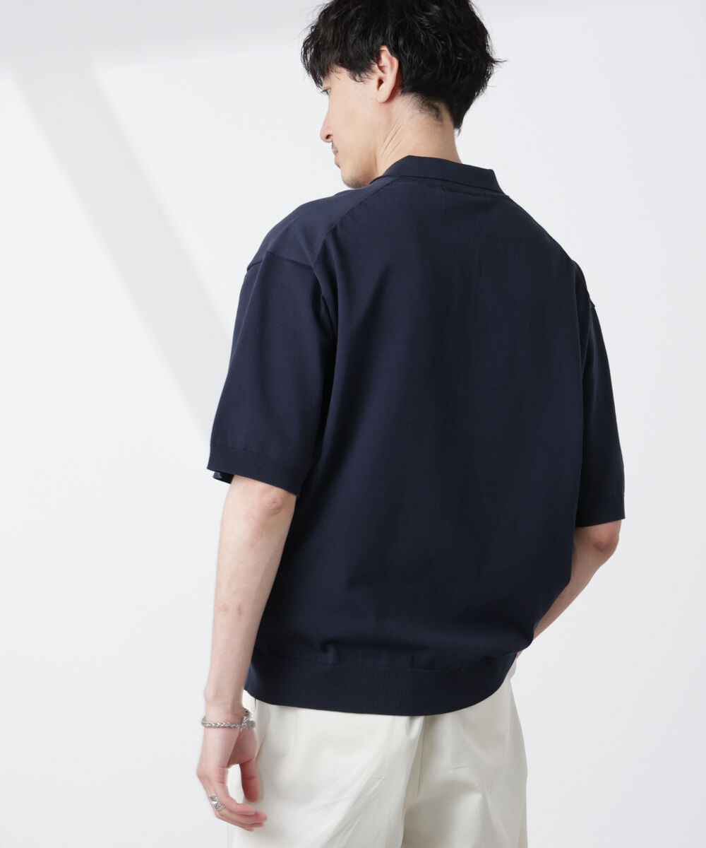 「コットン/ソロナ プレーティング 半袖ニットポロシャツ」|Tシャツ・カットソー|