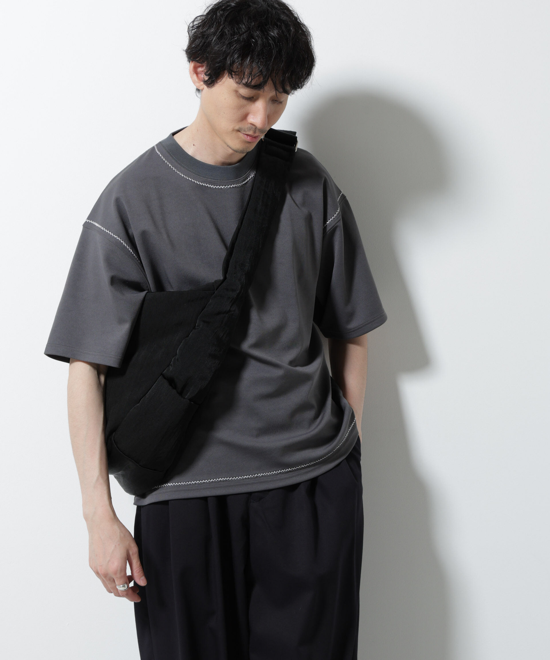 nano･universe「テクニックステッチTシャツ 半袖」|Tシャツ・カットソー|