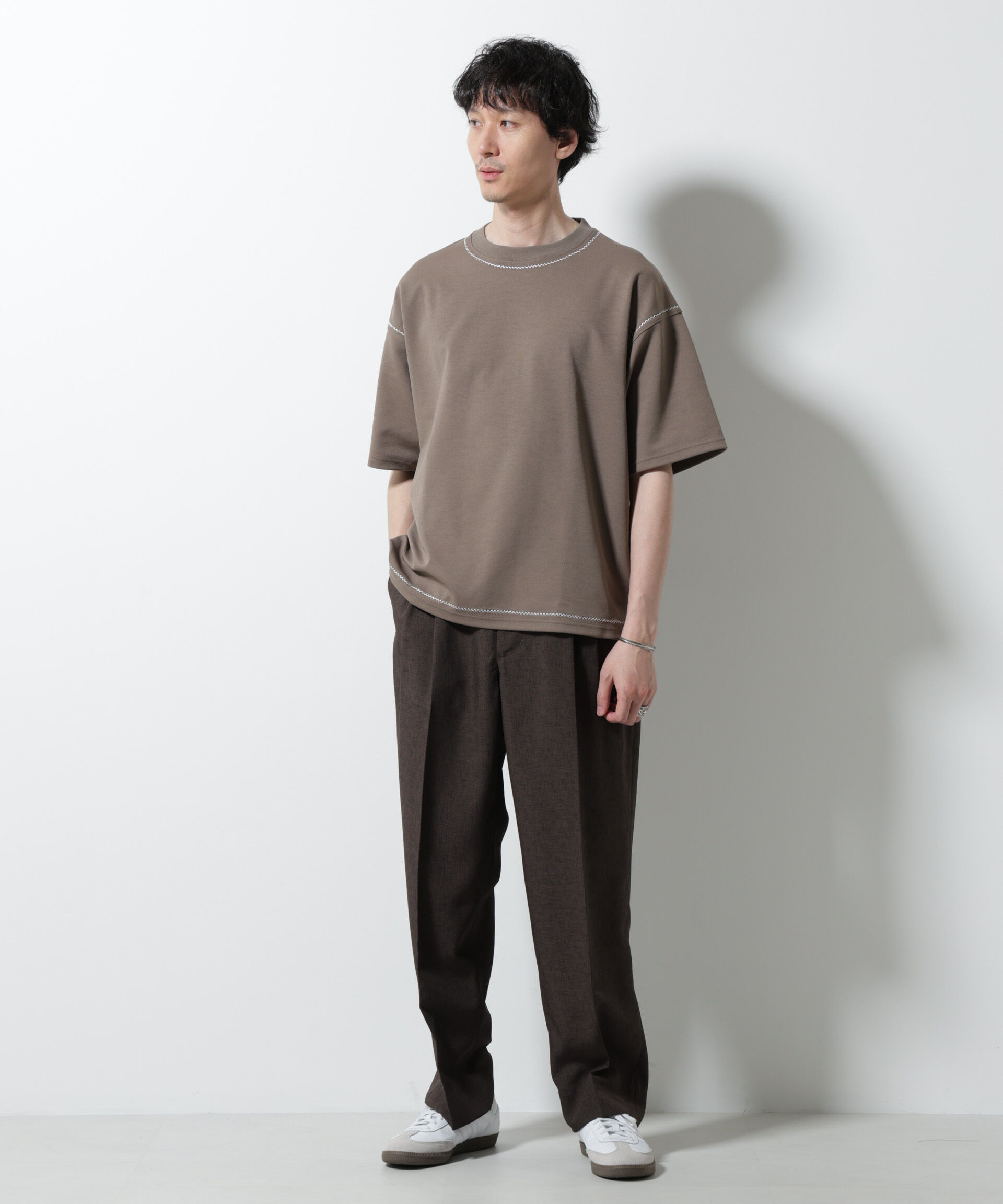 nano･universe「テクニックステッチTシャツ 半袖」|Tシャツ・カットソー|