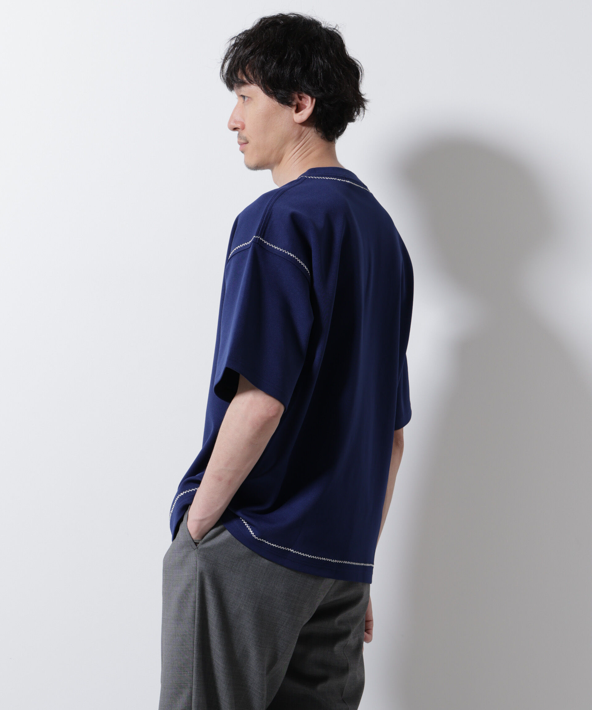 nano･universe「テクニックステッチTシャツ 半袖」|Tシャツ・カットソー|