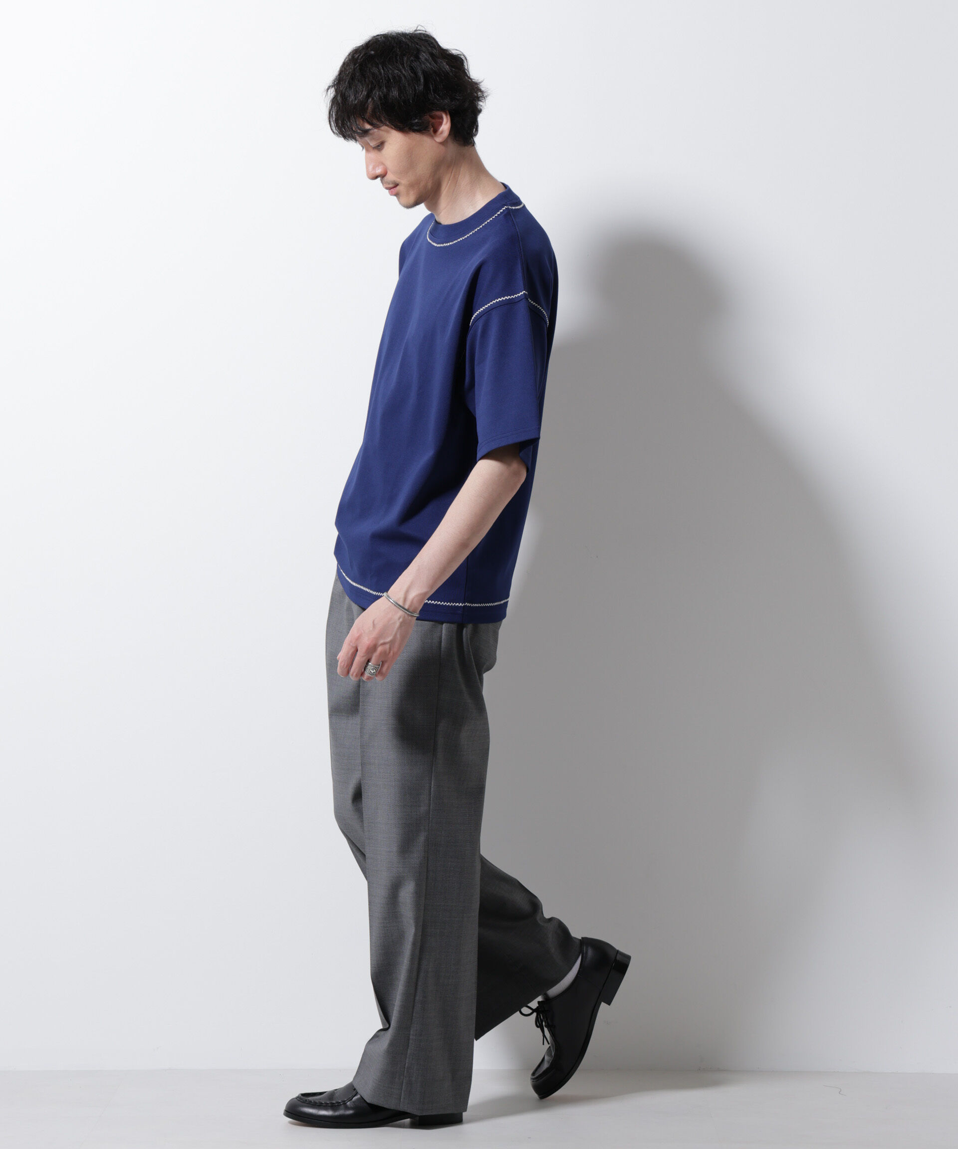 nano･universe「テクニックステッチTシャツ 半袖」|Tシャツ・カットソー|