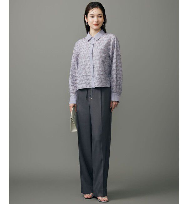 自由区「【カタログ掲載】ウールライクストレッチワイド パンツ」|その他|