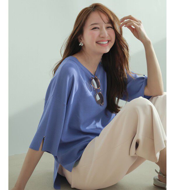 ANY SIS「ベルトセットイージー ワイドパンツ」|その他|