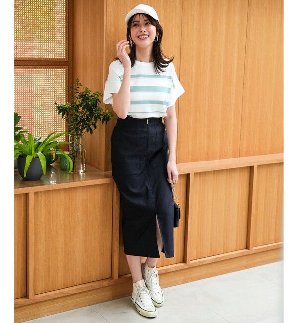 ANY SIS「【2WAY】フロントジップタイト スカート」|スカート|