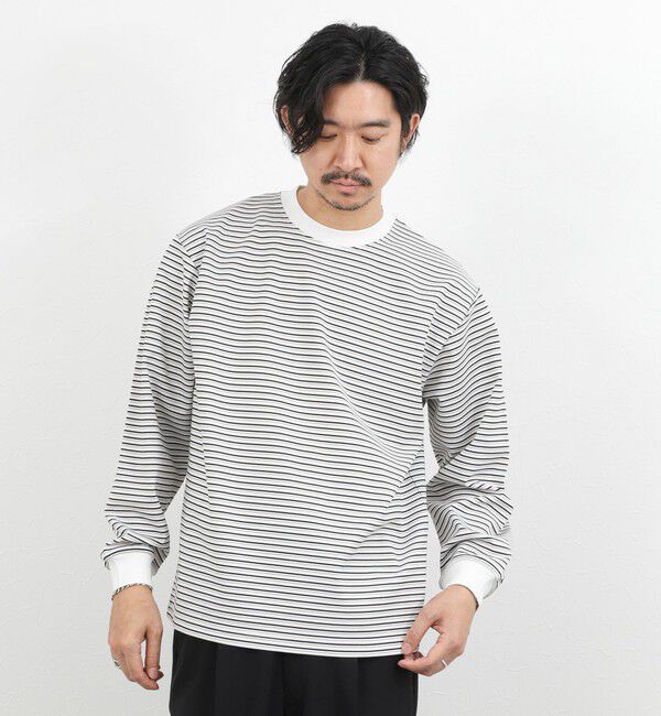 NOLLEY'S goodman「シルケットボーダーロンＴ 26SS」|Tシャツ・カットソー|