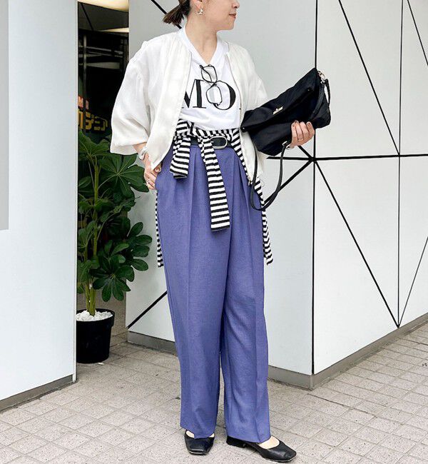 NOLLEY'S「ウォッシャブルシアージップアップブルゾン」|ブルゾン・スタジャン|