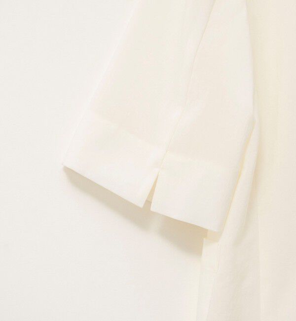 NOLLEY'S「ウォッシャブル高機能半袖ジャケット」|ノーカラージャケット|