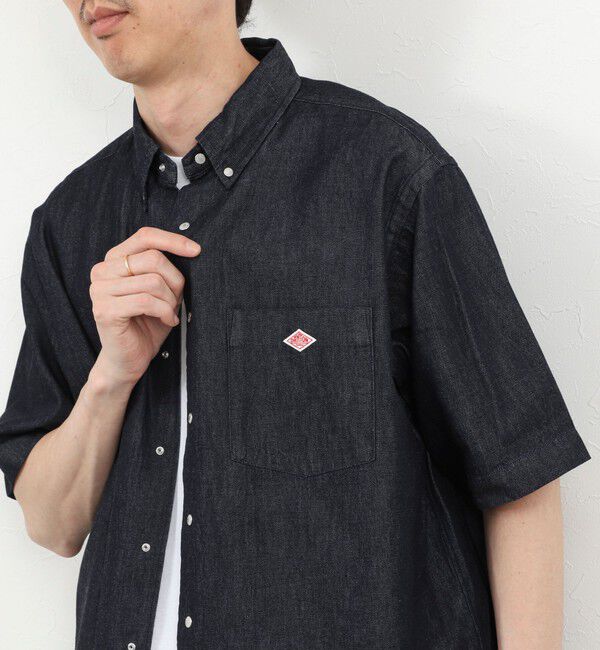 NOLLEY'S goodman「【DANTON/ダントン】DOT BUTTON B.D. SHIRT SS 26SS（DT-B0337 DUG）」|シャツ・ブラウス|