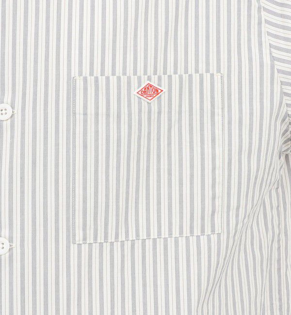 NOLLEY'S goodman「【DANTON/ダントン】BAND COLLAR SHIRT SS 26SS（DT-JD3788 SCP）」|シャツ・ブラウス|
