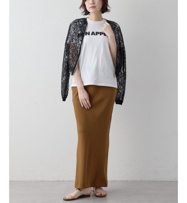 Drawing Numbers「【Drawing Numbers】ダブルクロスバイアスセミタイトスカート」|スカート|