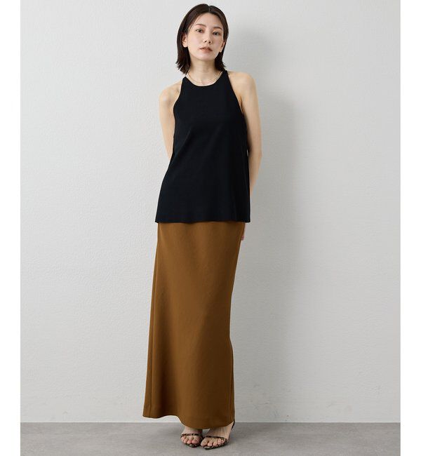 Drawing Numbers「【Drawing Numbers】ダブルクロスバイアスセミタイトスカート」|スカート|