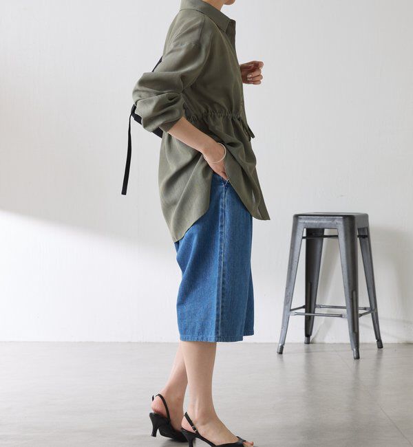  「メッシュドロストシャツ/シアー」|シャツ・ブラウス|