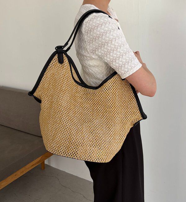  「【ミニショルダーSET】トリミングバケットトートバッグ」|トートバッグ|