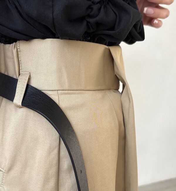  「【主役級スカート/低身長サイズあり】アシメタックベルト付スカート」|スカート|