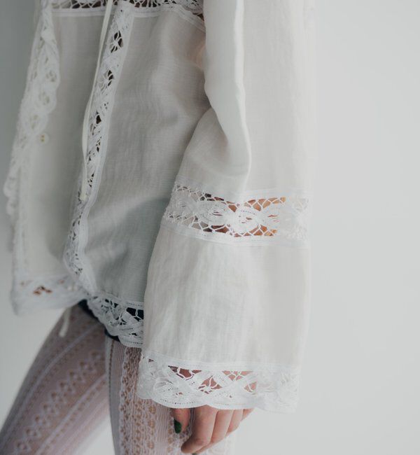  「【Pasterip】 バテンレースデザインブラウス」|シャツ・ブラウス|