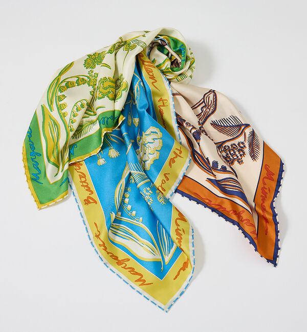 collex「【manipuri/マニプリ】フローラシルクスカーフ」|バンダナ・スカーフ|