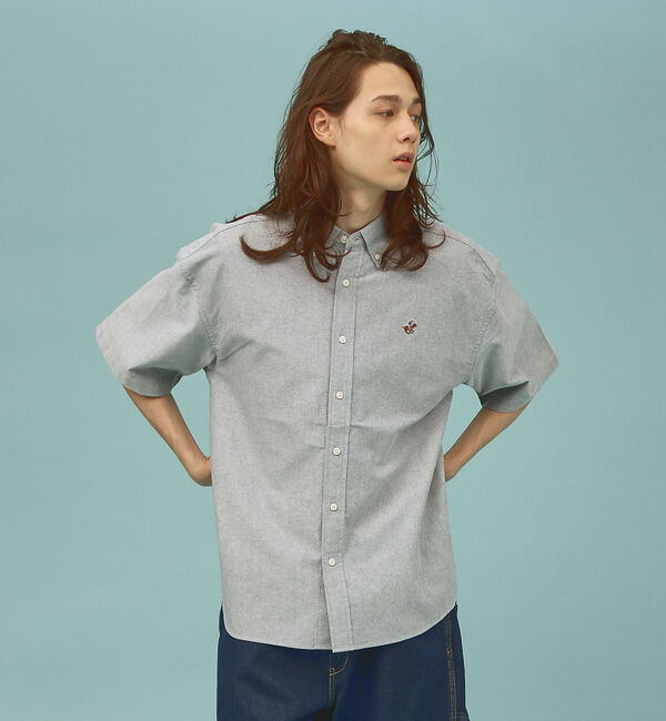 ABAHOUSE「【BEVERLY HILLS POLO CLUB / ビバリーヒルズポロクラブ】」|シャツ・ブラウス|ブルーグレー