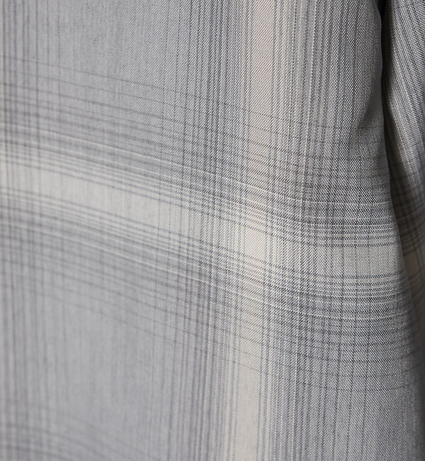 ABAHOUSE「【軽量 / 吸水速乾】セオアルファ オンブレーチェック 長袖シャツ」|シャツ・ブラウス|