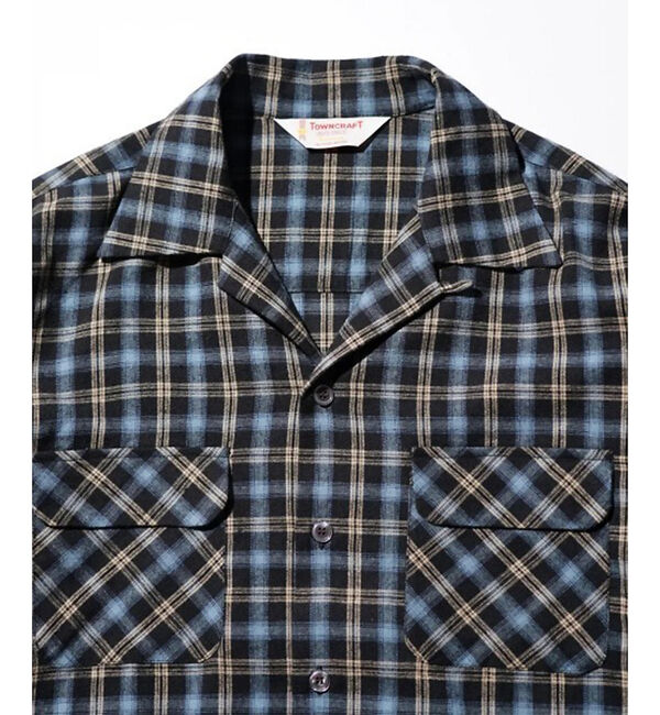 ABAHOUSE「【TOWNCRAFT/タウンクラフト】50S LOOP COLLAR SHIRT」|シャツ・ブラウス|