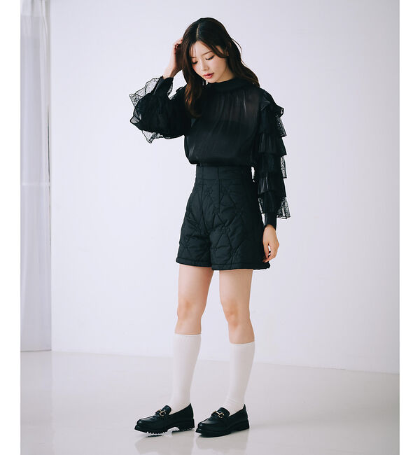 SELFIST「ラッフルフリルスリーブブラウス」|シャツ・ブラウス|