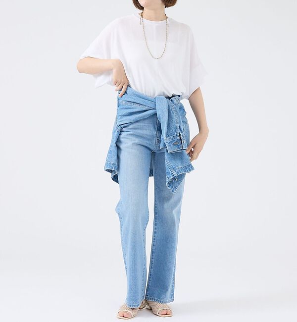 abahouse mavie「【二の腕カバー】スラブプルオーバー【予約】」|Tシャツ・カットソー|