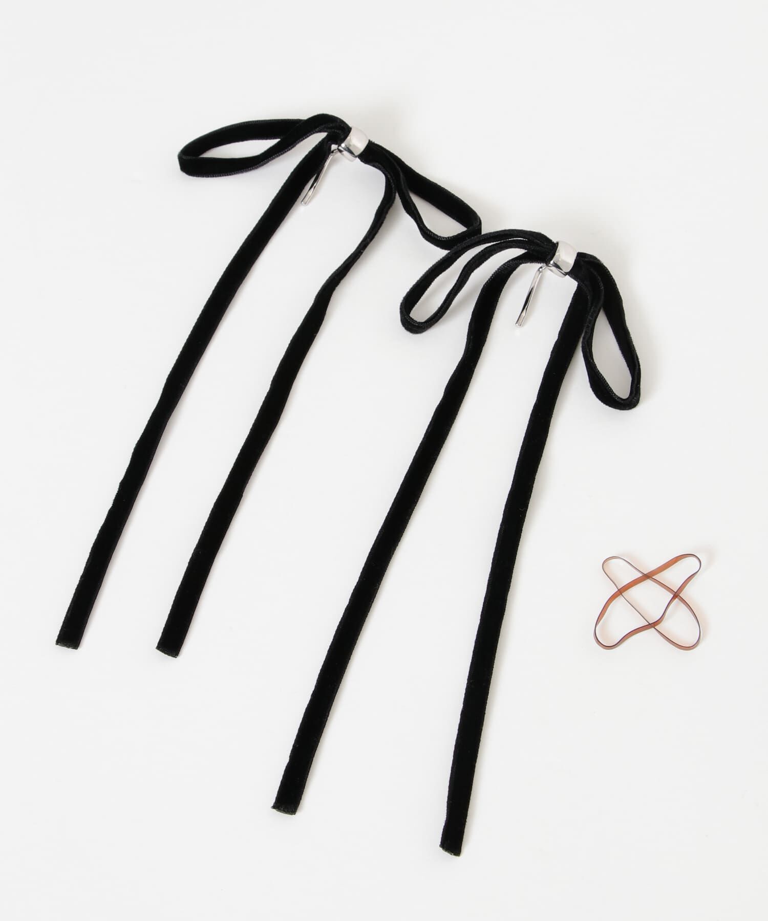 SMELLY「『WEB/一部店舗限定』ベロアリボン2セットヘアカフ」|その他|