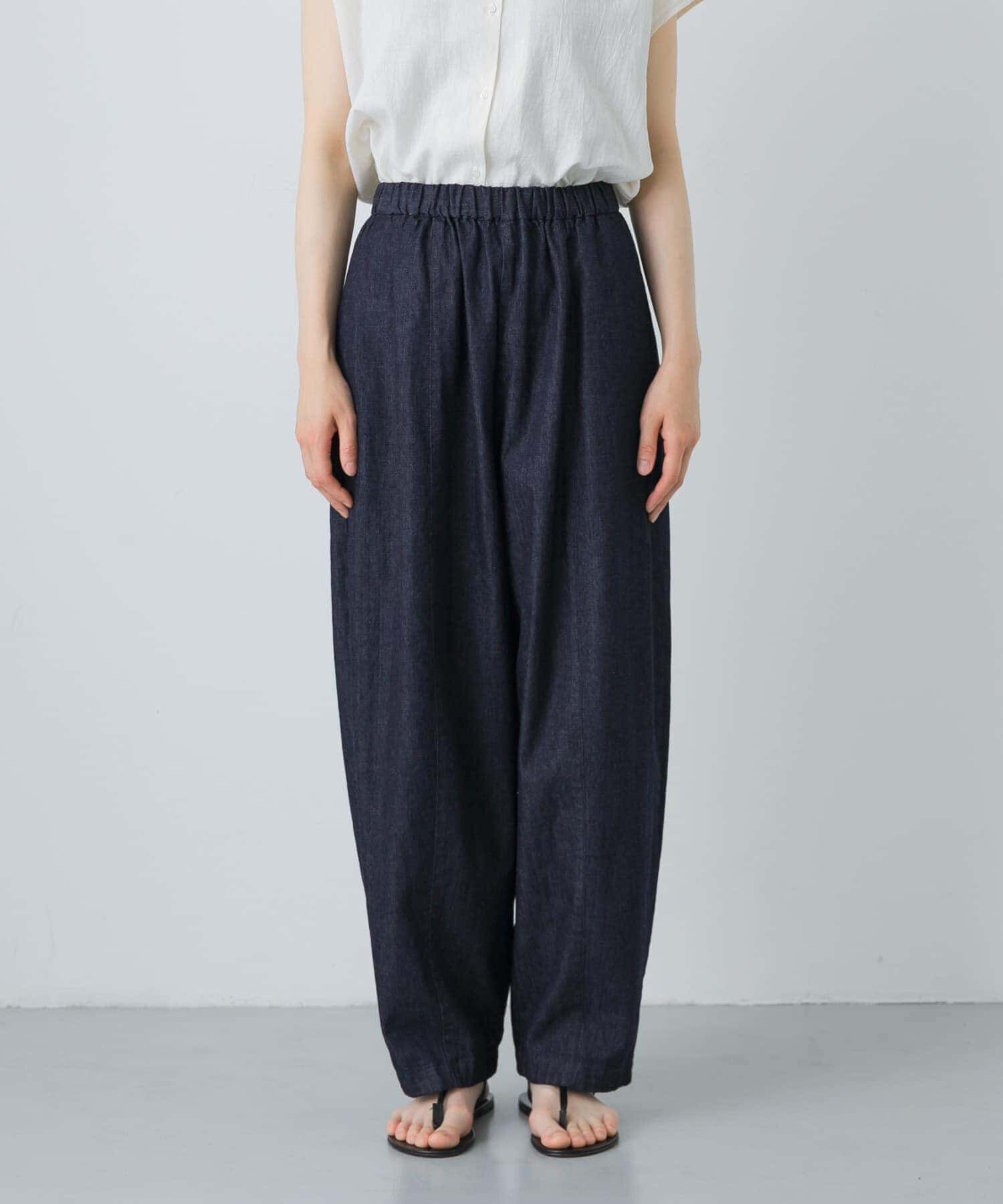 かぐれ「デニムボリュームパンツ」|デニム|