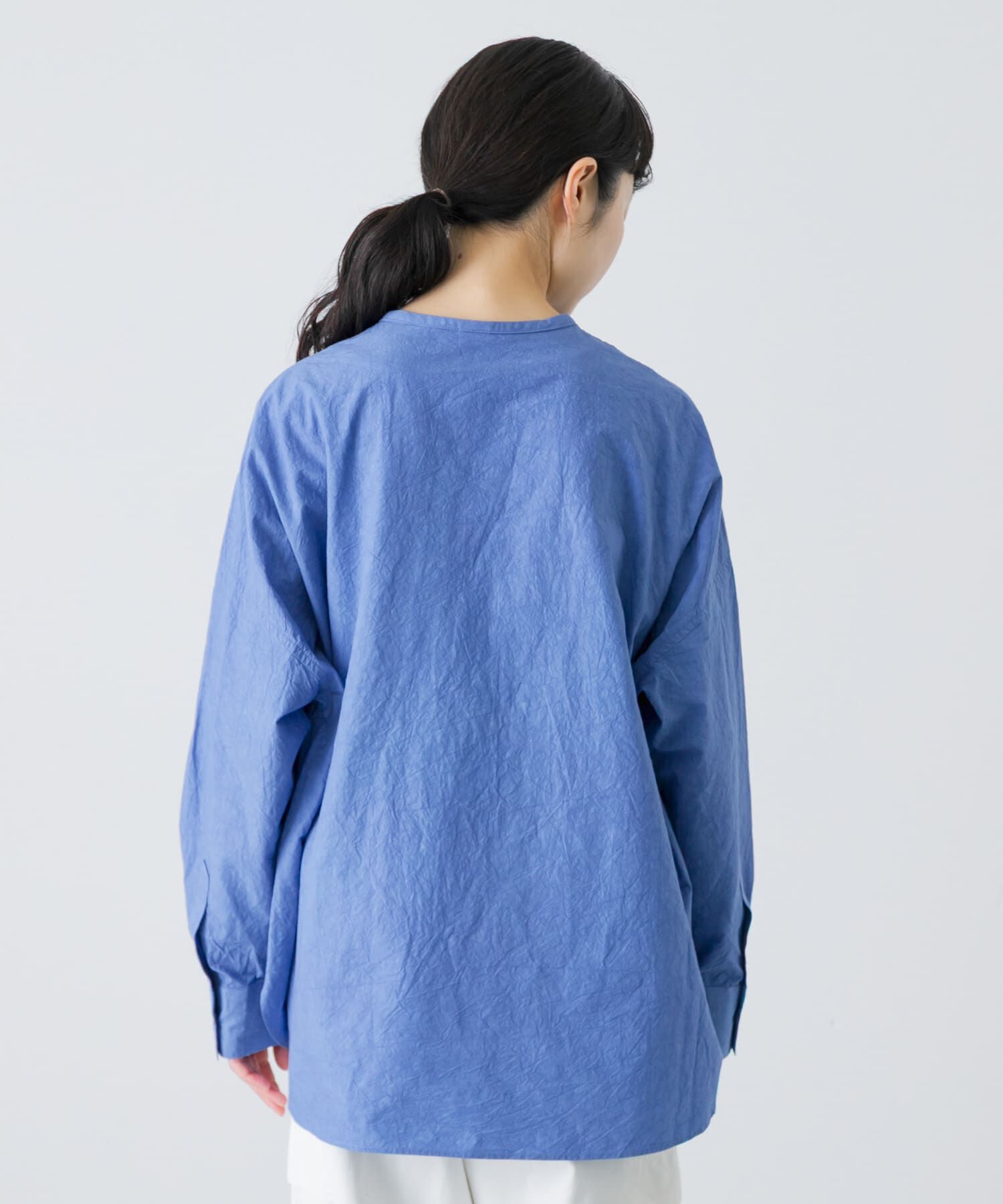 かぐれ「コットンリネンWポケットシャツ」|シャツ・ブラウス|