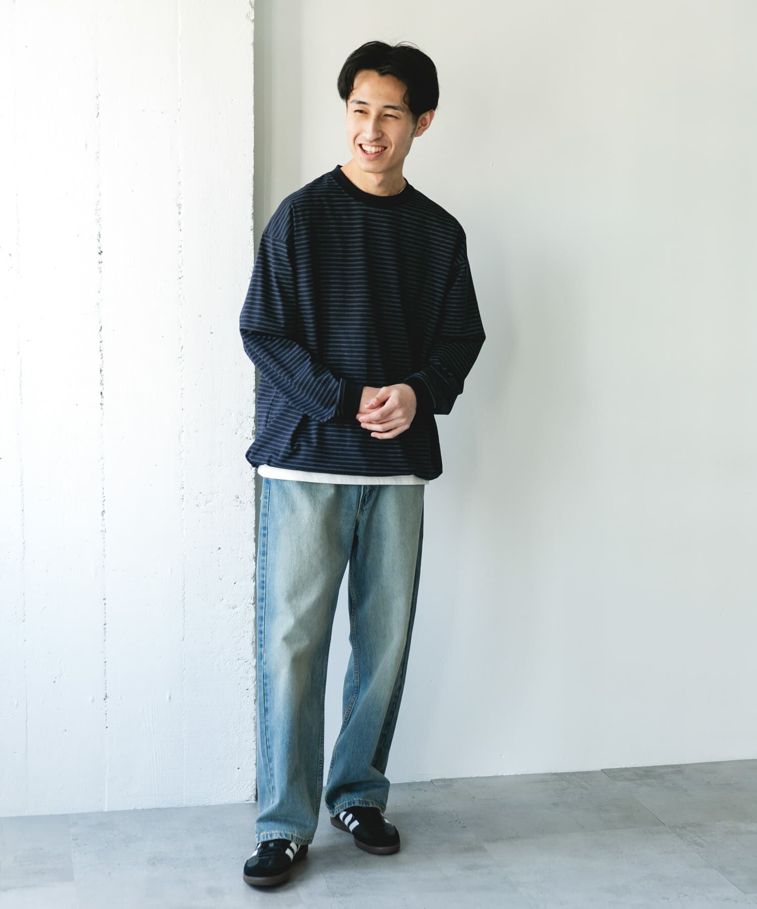 URBAN RESEARCH DOORS「『吸水速乾/接触冷感/ｲｰｼﾞｰｹｱ』ｸｲｯｸﾄﾞﾗｲ ﾄﾞﾛｽﾄﾛﾝ 」|Tシャツ・カットソー|