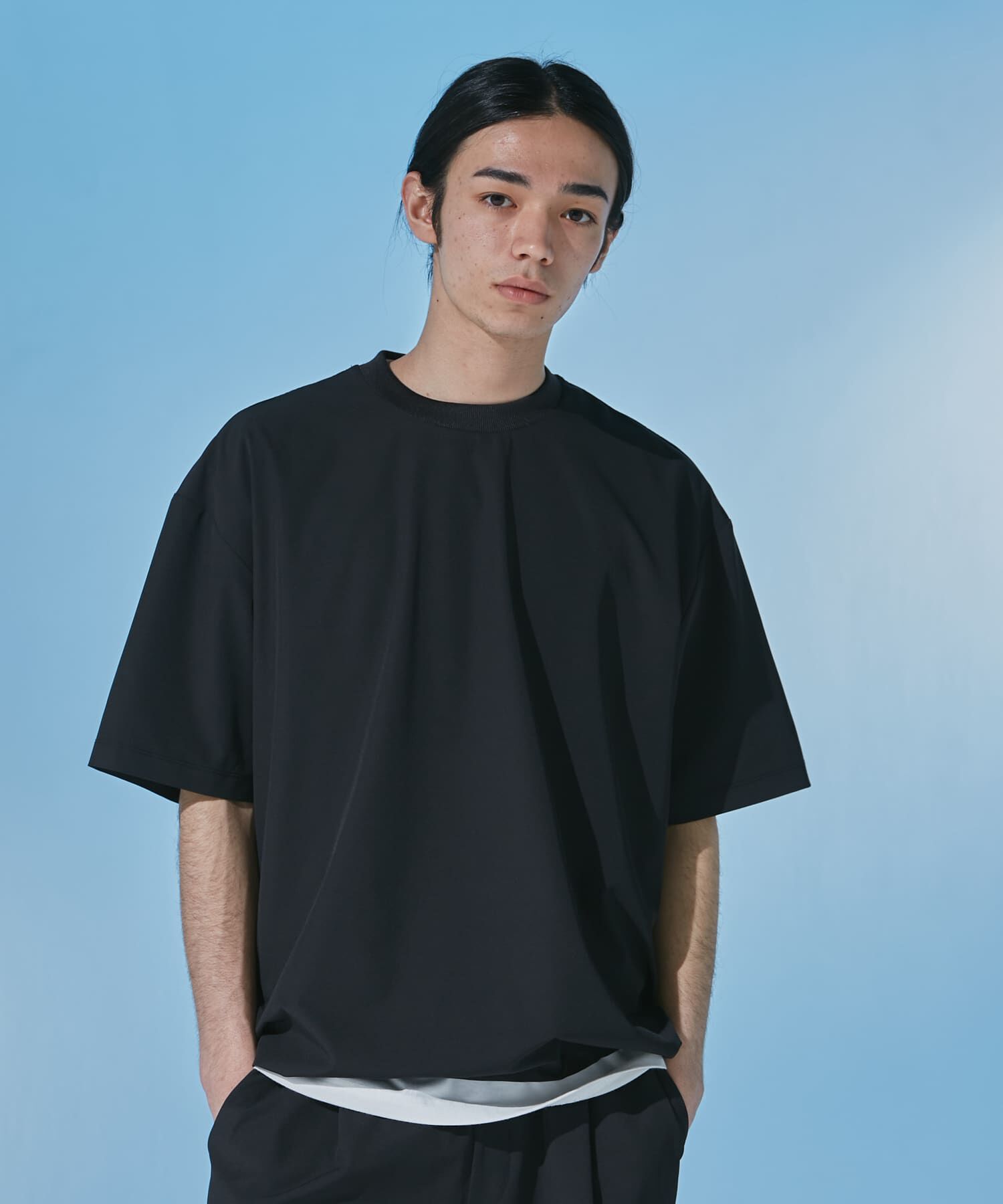 URBAN RESEARCH DOORS「『UR TECH』サマシェア ショートスリーブプルオーバー」|Tシャツ・カットソー|