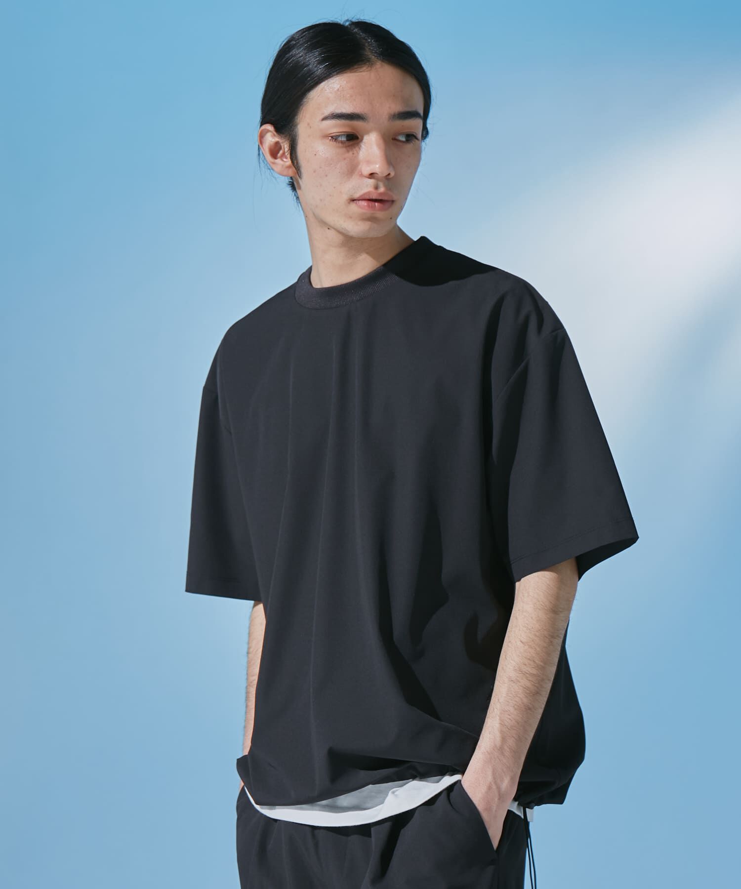 URBAN RESEARCH DOORS「『UR TECH』サマシェア ショートスリーブプルオーバー」|Tシャツ・カットソー|