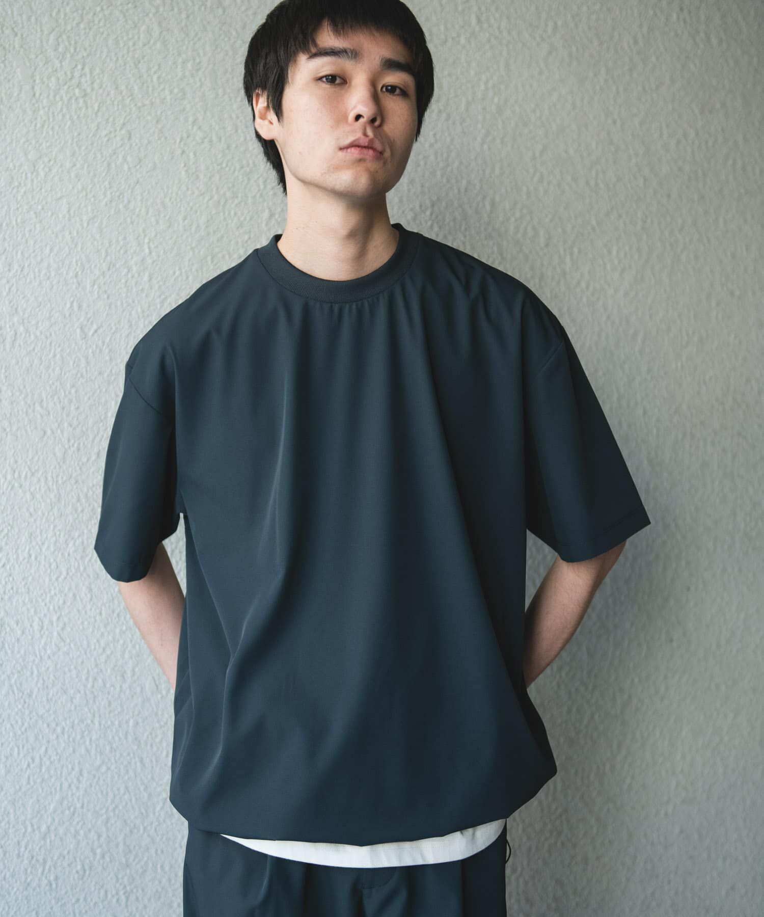 URBAN RESEARCH DOORS「『UR TECH』サマシェア ショートスリーブプルオーバー」|Tシャツ・カットソー|