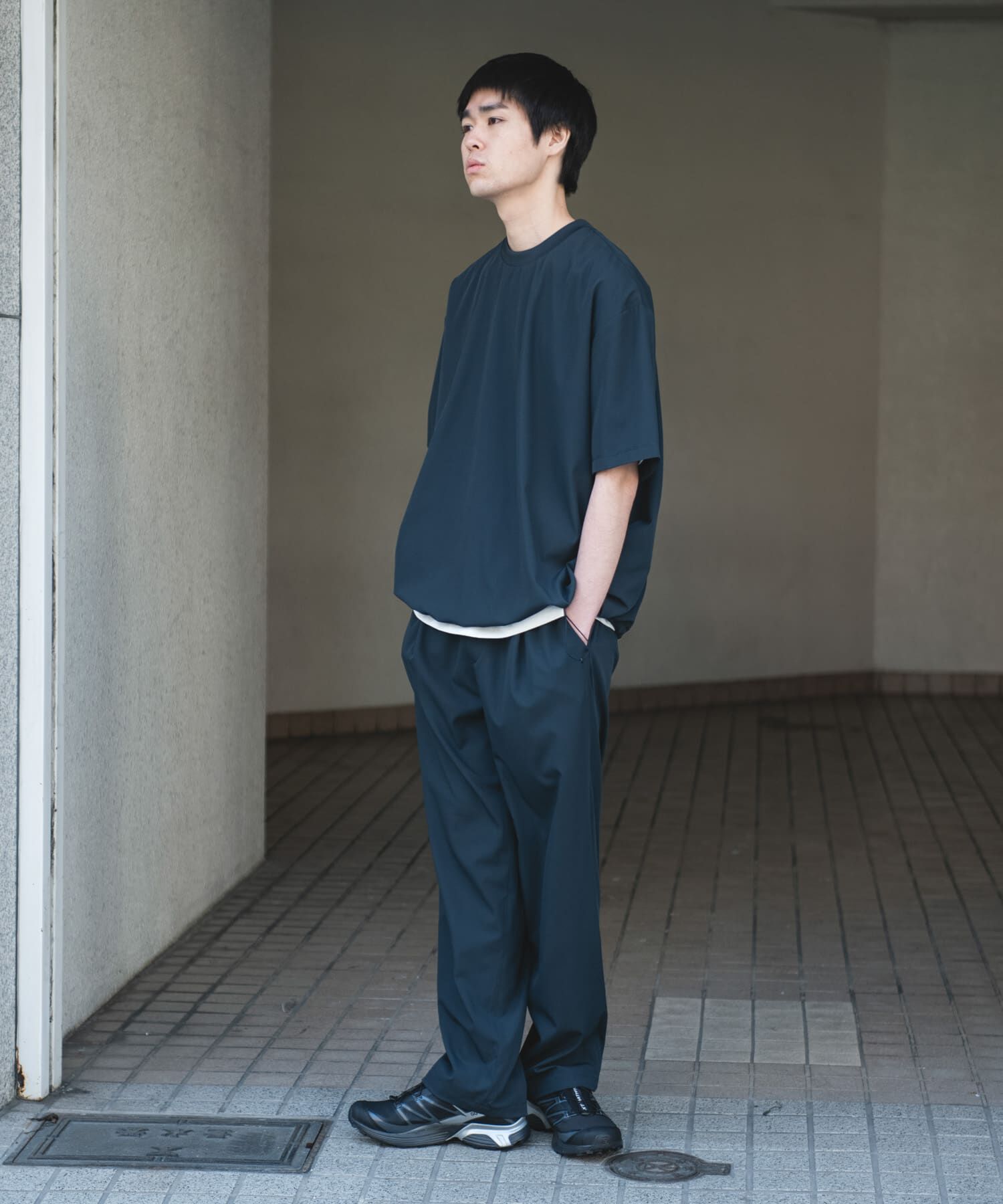 URBAN RESEARCH DOORS「『UR TECH』サマシェア ショートスリーブプルオーバー」|Tシャツ・カットソー|