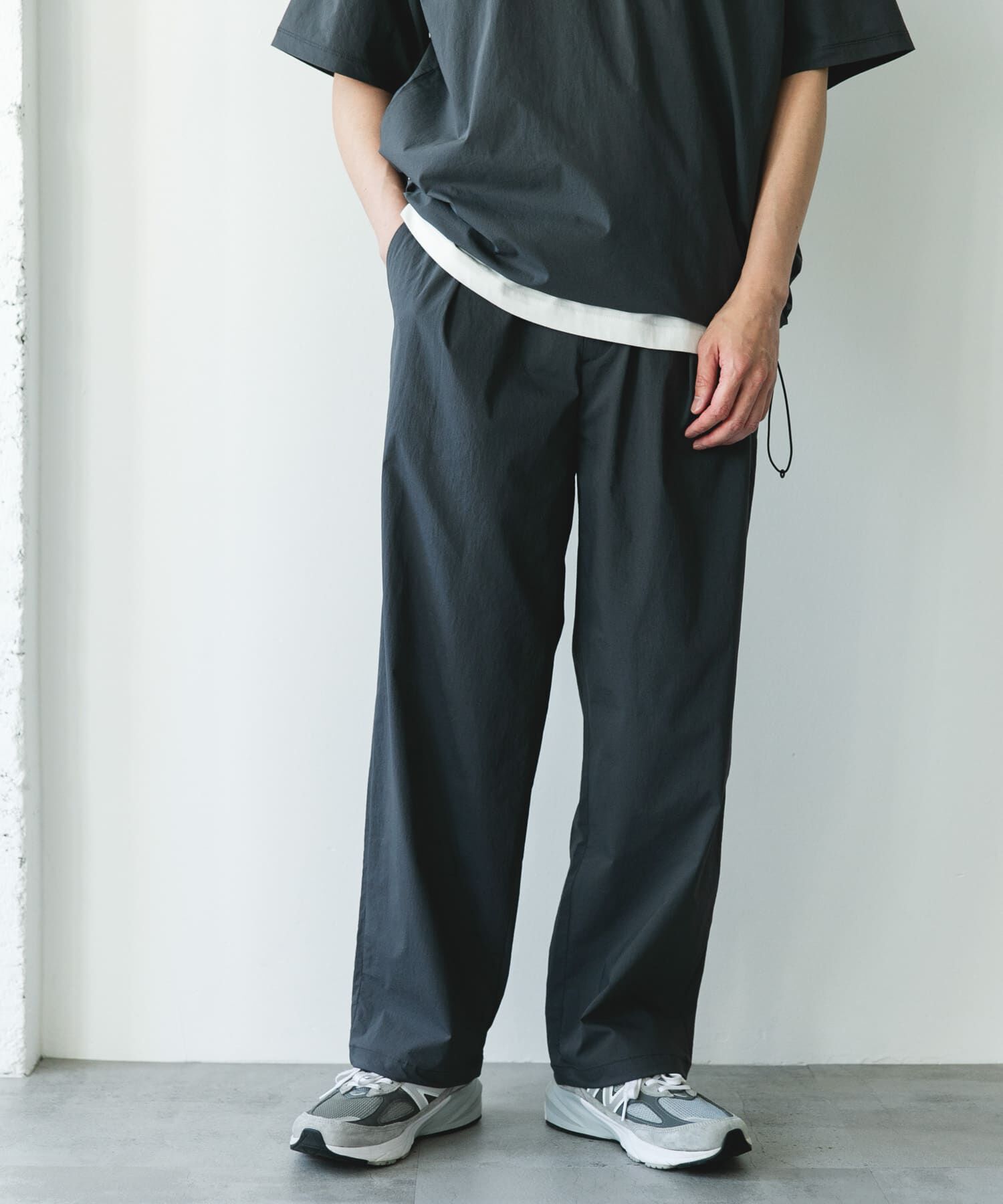 URBAN RESEARCH DOORS「『UVカット/接触冷感/吸水速乾』ストレッチクロスイージーパンツ」|その他|