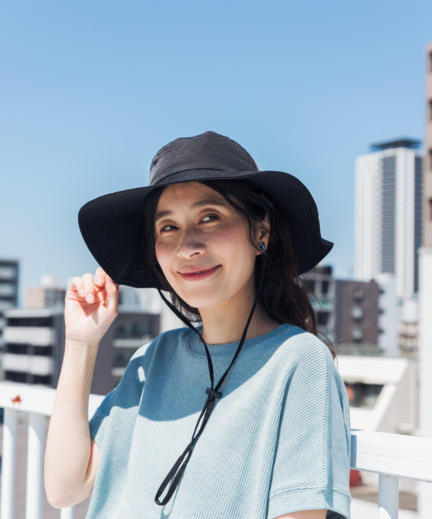 URBAN RESEARCH DOORS「ウォッシャブルツバ広ハット」|ハット|