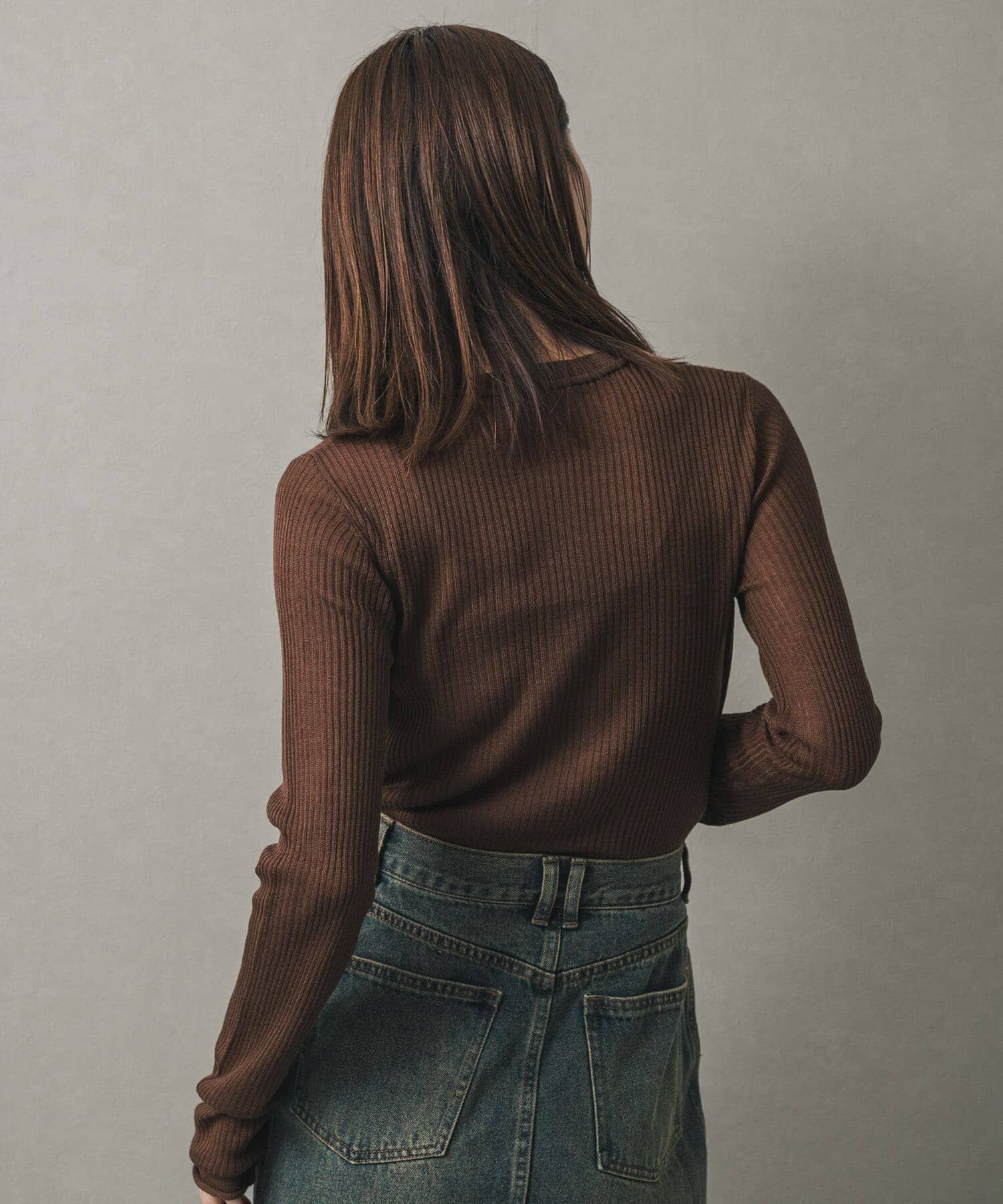 SENSE OF PLACE by URBAN RESEARCH「シアーヘンリーネックセーター」|ニット・セーター|